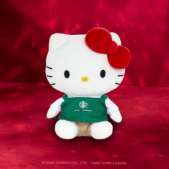 Hello Kitty Starbucks Collab Plush - Picture 2 of 6